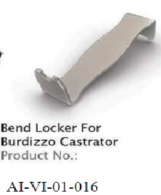 BEND LOCKER FOR BURDIZZO CASTRATOR